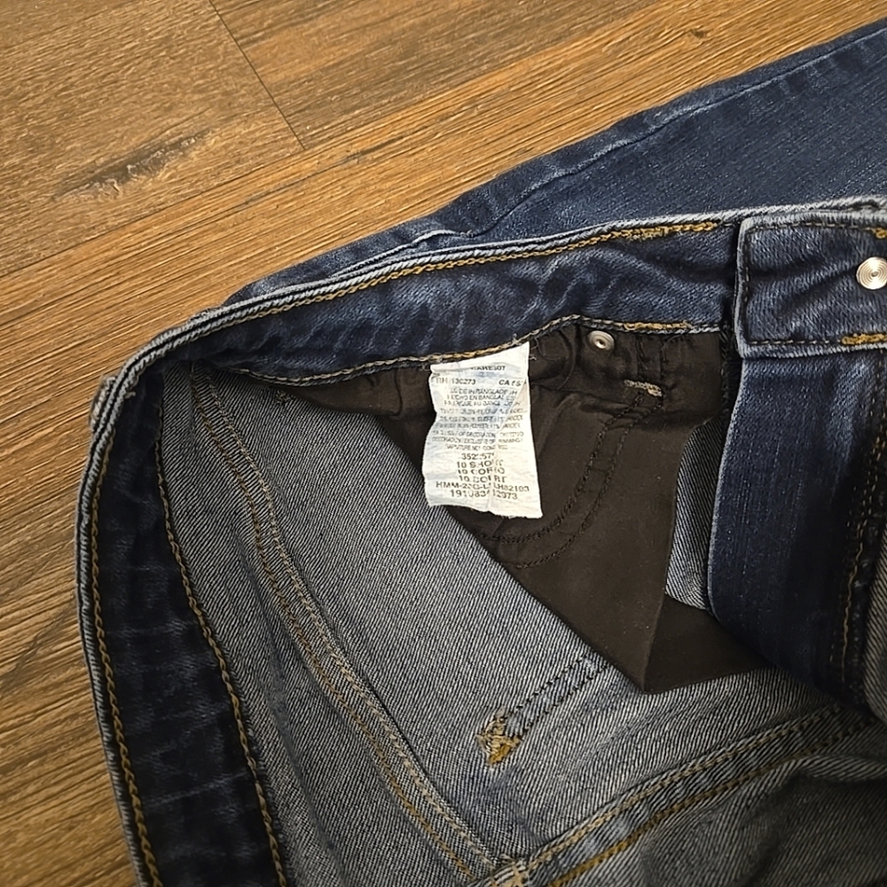 Lee Regular Fit Bootcut Mid Rise Blue Jeans Women’s Size 10 Short Denim Pants - Picture 4 of 6